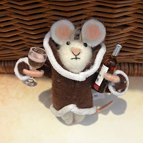 Felt mouse christmas tree - mouse,