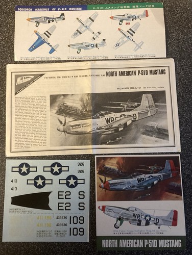 Nichimo 51d mustang no - nichimo, 1/48