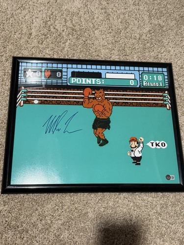 Mike tyson signed - signed, 16x20