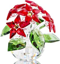Crystal Poinsettia Flower