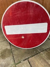 No Entry Road Sign