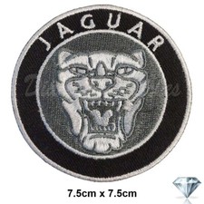Jaguar face car embroidery