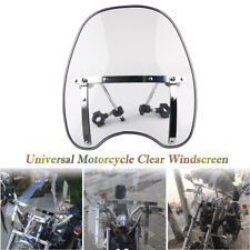 7/8'' 1'' Motorcycle Windshield Screen bike Wind Deflector Spoiler Universal
