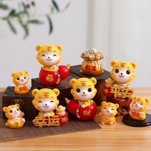 Resin lucky tiger - lucky,