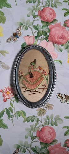 Vtg hand made embroidered - vtg,