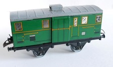 FRENCH HORNBY (O GAUGE) 1-S FOURGON - GREEN VAN (ETAT)   UNBOXED
