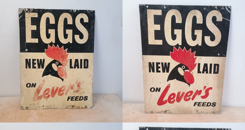 Vintage eggs sign trade - eggs,