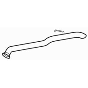 Exhaust tail pipe - pipe, for