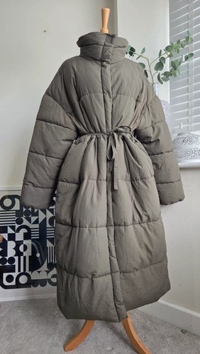 Boohoo khaki long - , coat