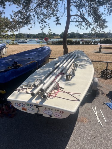 Laser radial sailing dinghy - laser,