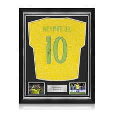 Neymar Signed Brazil Authentic