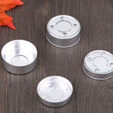 100PCS Aluminum Tealight Empty