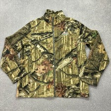 RealTree Jacket Adult Large Green Fleece Camo Hunting Mossy Oak USA Outdoors Men