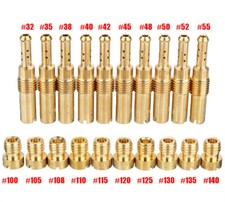 20Pcs Set Slow/Pilot Jet for PWK Keihin OKO CVK & Carburetor Main Jet motorcycle