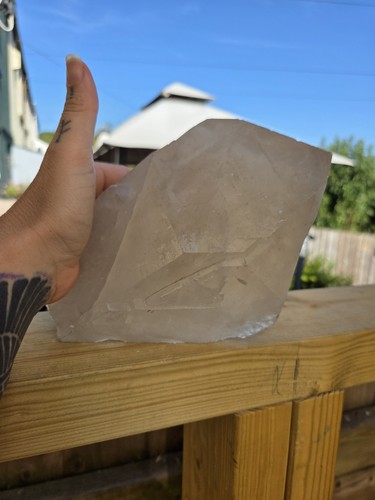 Huge raw clear - huge, quartz