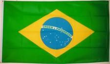 BRAZIL FLAG 5' x 3' Brazilian