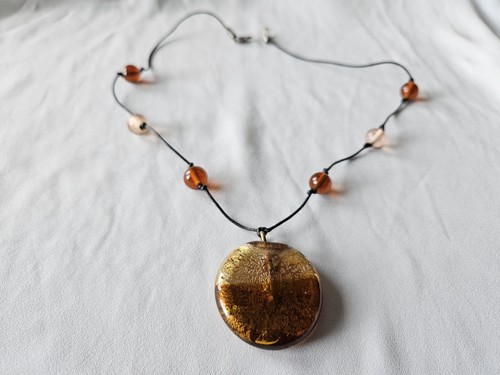 Handmade murano style gold - handmade,