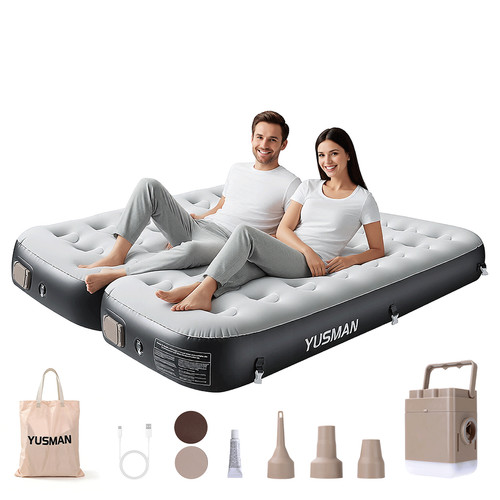 Double high raised inflatable - double,