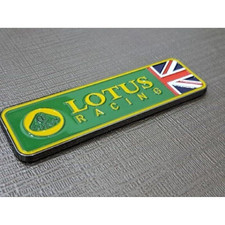 Lotus Racing UK Flag Metal