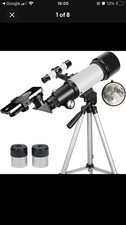 Professional Astronomical Telescope with High Tripod For HD Viewing Adults Kids