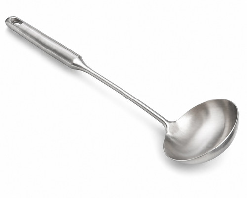 Stainless steel soup ladle - stainless,