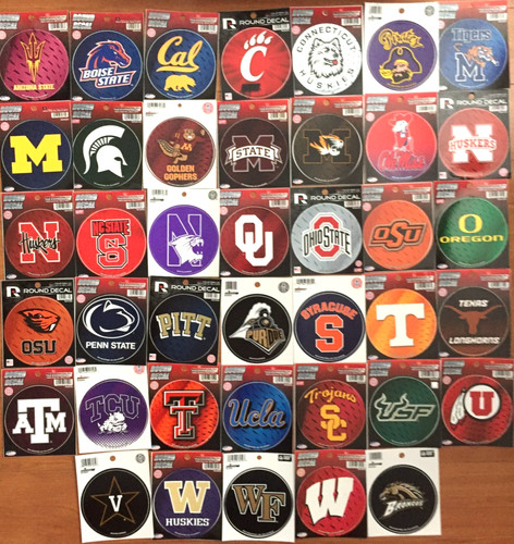 Ncaa round decal - ncaa,
