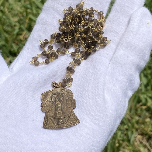 14k gold filled smoky quartz - filled, &