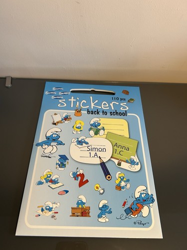 Smurf stickers back - smurf, to