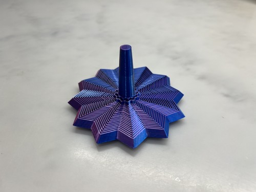 Printed point star - printed,