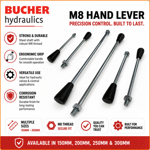 Hand lever for bucher - for,