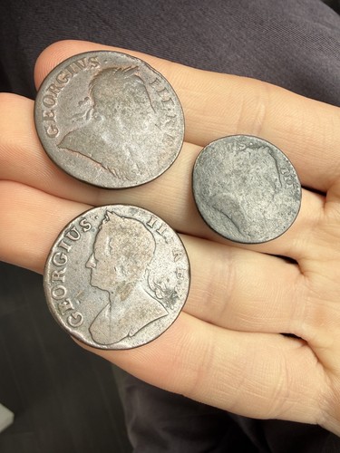 Georgian copper coins - georgian,