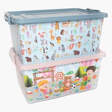 Plastic Toy Storage Box on