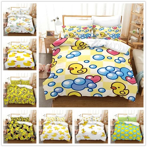 Cute little yellow duck - yellow, 3d