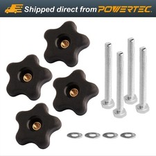 POWERTEC T-Track Knob Kits 12