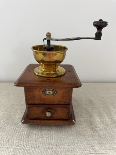 Antique french coffee mill - antique,