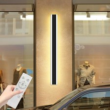 Outdoor Wall Light Modern Sconce LED Aluminium Acrylic Remote Control Dimming