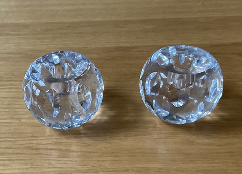 Thomas webb glass 5cm x - 6.5cm,