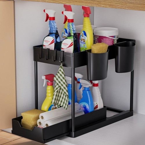 Under sink storage rack - sink,