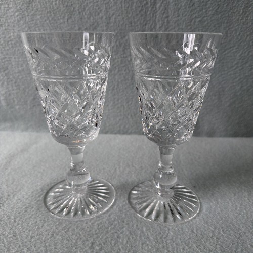 Stunning pair stuart crystal - pair,