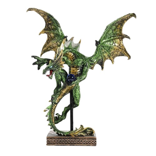 Dragon flying figurine - dragon, resin