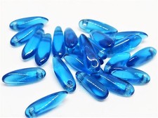 60x 10MM PRESSED CZECH GLASS