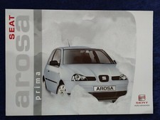 2004 Seat Arosa Prima Brochure