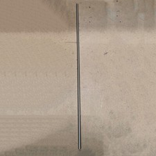 Round Tube Clothes Rail Satin Nickel 1220mm x 3/4" Wardrobe Hanging Railing