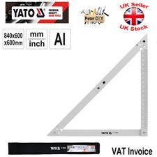 LARGE 24"- 600mm YATO PROFESSIONAL BUILDERS FOLDING ANGLE FLOOR SQUARE