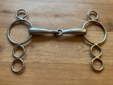 Three ring Dutch continental gag snaffle 5.75” Total 5.5” Usable (3644)