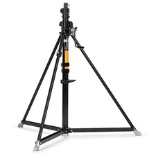 Black Stainless Steel Super Wind Up Stand|Manfrotto