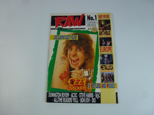 Raw rock magazine ozzy - no.1,