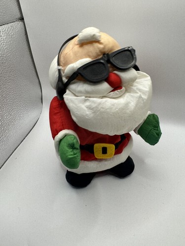 Rappin santa plush - santa,