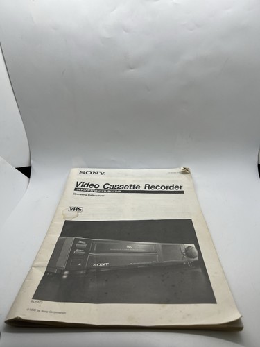 Sony video cassette recorder - sony,