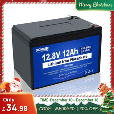 12V 12Ah LiFePO4 Battery Deep